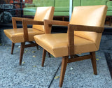 Vinyl Armchairs
