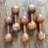 Antique Wooden Dumbbells