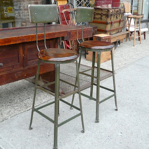 Angle Iron Stools