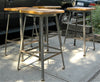 Angle Iron Stool Set