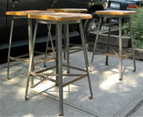 Angle Iron Stool Set