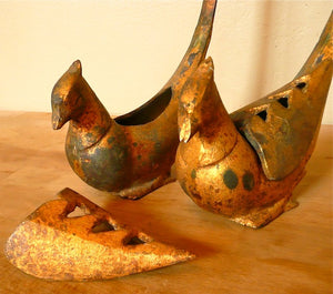 Decorative Cast Iron Birds