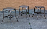 Brushed Steel Toledo stools
