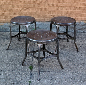 Brushed Steel Toledo stools