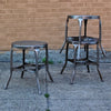 Brushed Steel Toledo stools