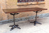 Butcher Block Pedestal Table