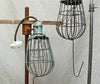 Blue Porcelain Double Cage Light Pendants