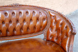Italian Leather Settees