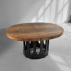 Harvey Probber Oval Rosewood Extension Dining Table With Cut-Out Base