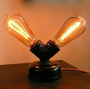 Double Headed Table Lamp