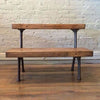 Cast Iron And Maple Block Bleachers