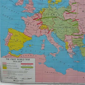 WWI History Map 1914-18