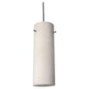 Mid Century Modern Frosted Glass Cylinder Pendant