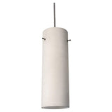 Mid Century Modern Frosted Glass Cylinder Pendant