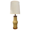 Mid Century Modern Tan Art Pottery Table Lamp By Gordon Martz