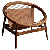 Scandinavian Modern Ringstol Woven Hoop Chair By Illum Wikkelsø