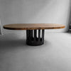Harvey Probber Oval Rosewood Extension Dining Table With Cut-Out Base