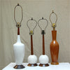 Teak Ceramic Lamps