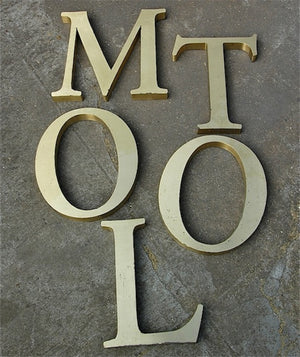 13" Metal Letters