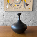 Gunmetal Ceramic Vase by Jack Squire for Howat Kilns
