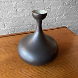 Gunmetal Ceramic Vase by Jack Squire for Howat Kilns