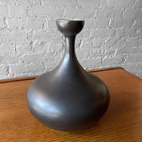 Gunmetal Ceramic Vase by Jack Squire for Howat Kilns