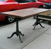 Industrial Pedestal Table