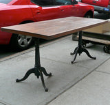 Industrial Pedestal Table