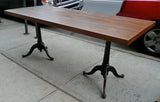 Industrial Pedestal Table
