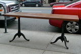 Industrial Pedestal Table