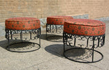 Wrought Iron Ottoman