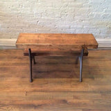 Cast Iron And Maple Block Bleachers