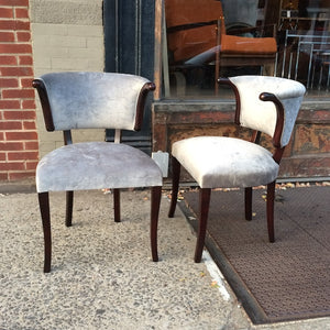 Upholstered Maple Chairs