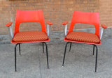 Fiberglass arm chairs