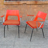 Fiberglass arm chairs