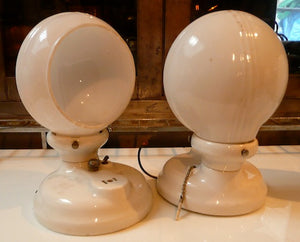 Vintage Porcelain Sconces