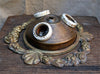 Brass Rosette Flush Mount Light
