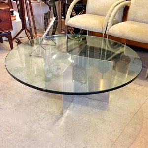 Round Glass Coffee Table