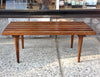 Short Slatted Coffee Table