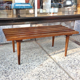 Short Slatted Coffee Table