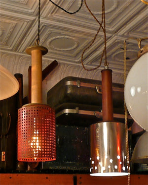 Industrial Spool Pendant Lights