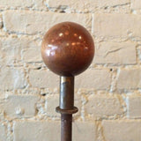 Machine Age Handmade Post-War Trench Art Floor Lamp