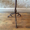 Antique Gothic Wrought Iron Floor Lamp Attributed To Samuel Yellin