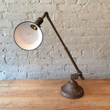 O.C. White Brass Task Lamp