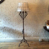 Antique Gothic Wrought Iron Floor Lamp Attributed To Samuel Yellin