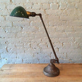 O.C. White Brass Task Lamp