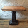 Industrial Butcher Block Console