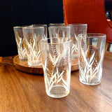 Gilded Wheat Glasses