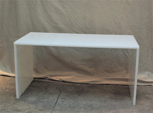 White Lucite Table