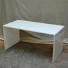 White Lucite Table